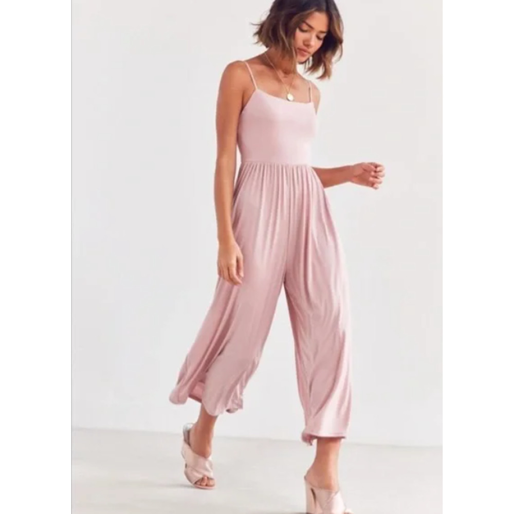 Silence + Noise Women's Pink Jumpsuit Size S